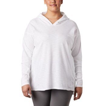 Dámské Mikiny Columbia Longer Days Plus Size Bílé CNUGHI684